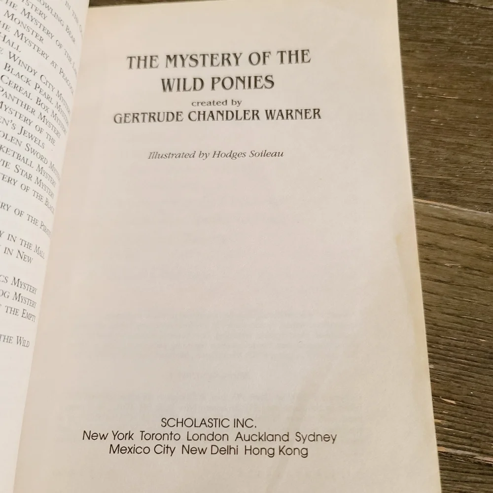 Vintage The Boxcar Children #77 The Mystery of the Wild Ponies Book